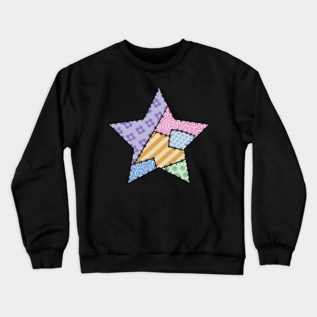 Patchwork Crewneck Sweatshirt by laura-nagel